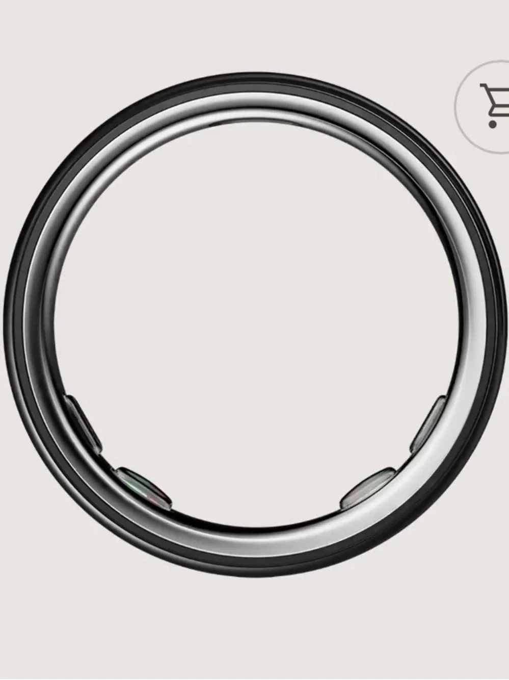Oura Ring 5 Black Size 9 $399 AND Additional Oura Ring Wireless Charging Case$99